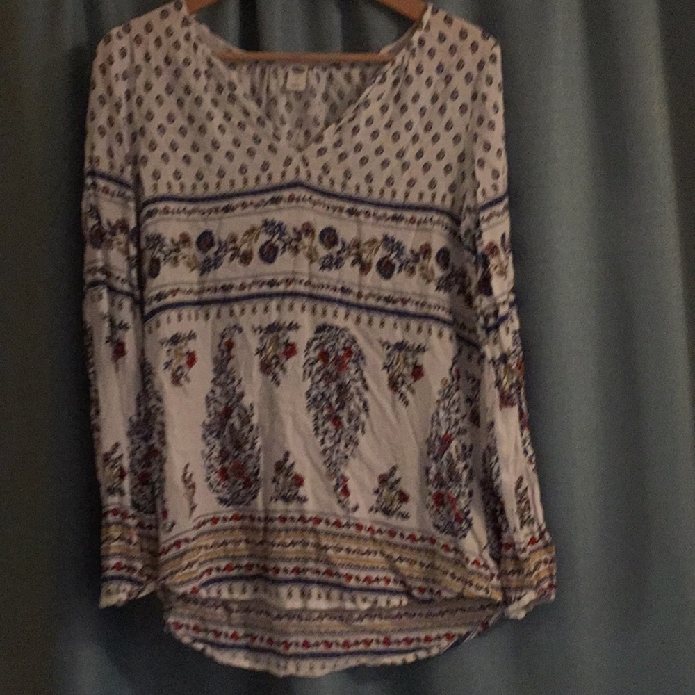• Old Navy Flower Print Blouse •